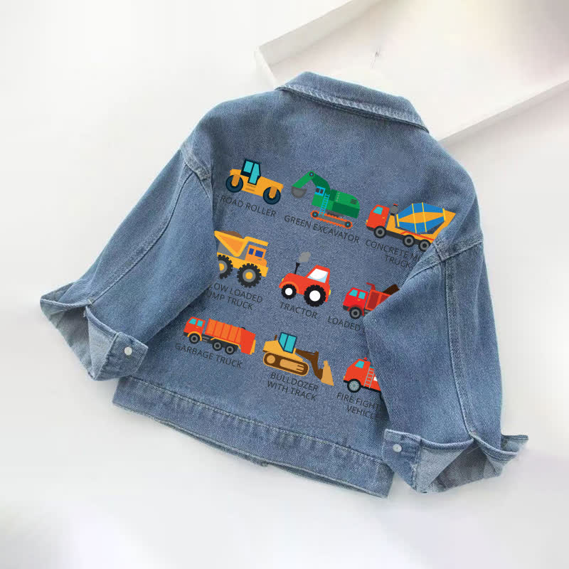Denim mit Auto -Muster für Kleinkind - image 2