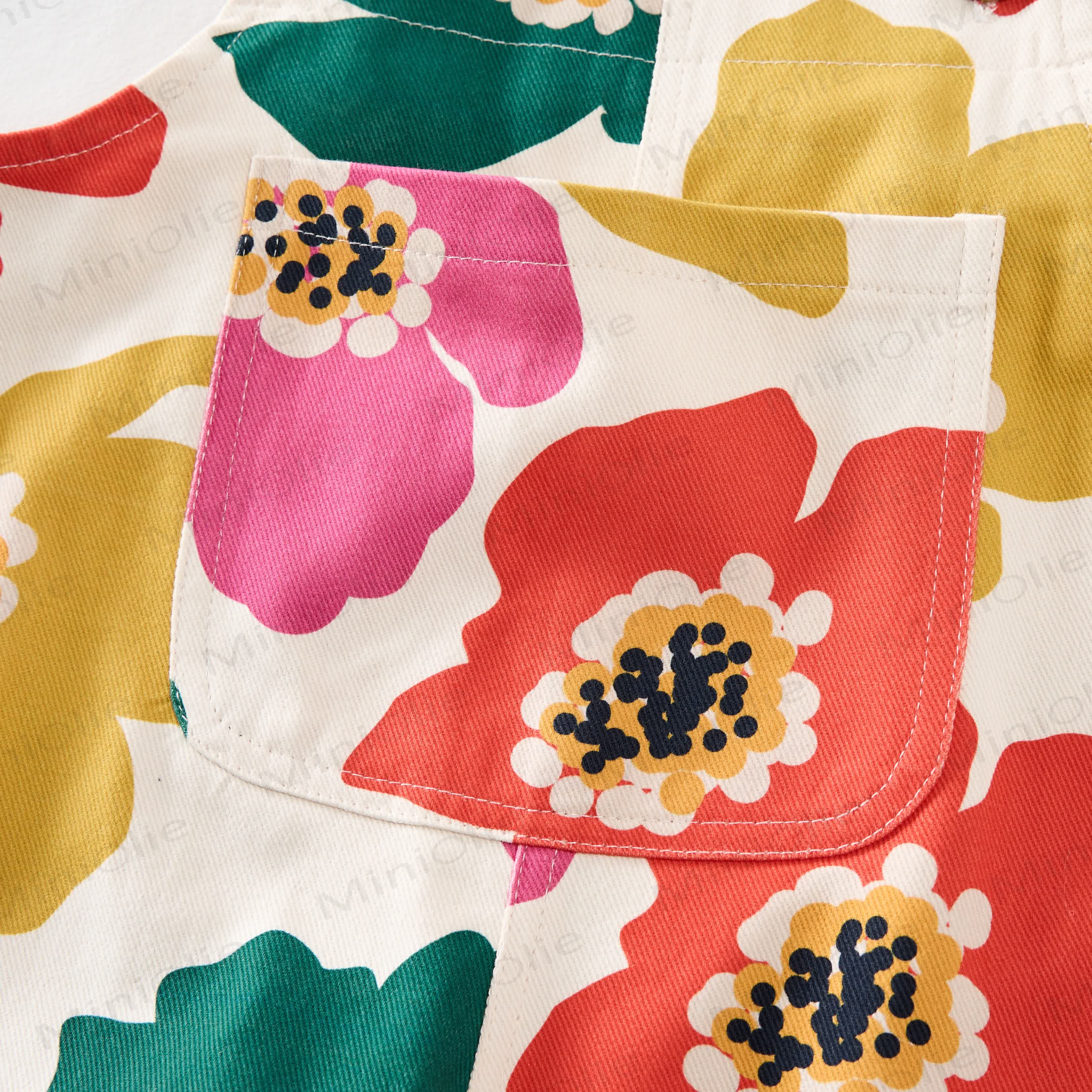 Baby und Kleinkind Overalls mit Bunt Blumen - image 3