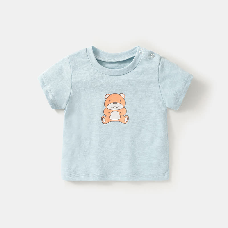 T-Shirt mit Bär für Baby - Blau - 3-4J - image 4