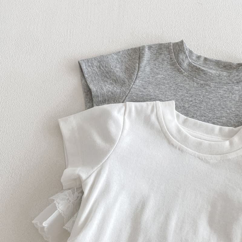 T-Shirt mit Lace für Baby - image 5