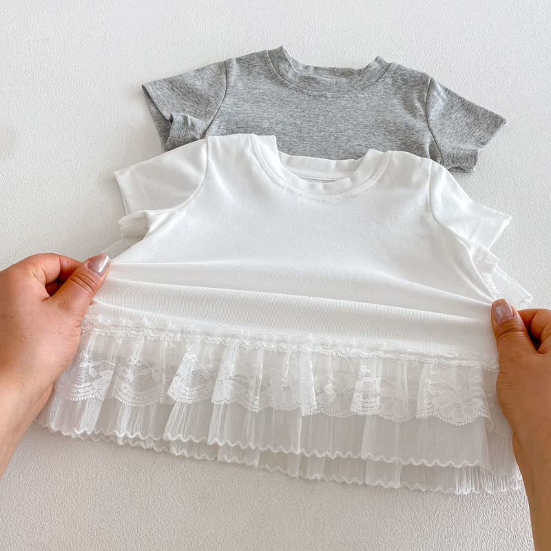 T-Shirt mit Lace für Baby - image 6