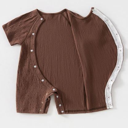 Baby Punkt / Bär Strampler mit Knopfleiste vorne - image 5
