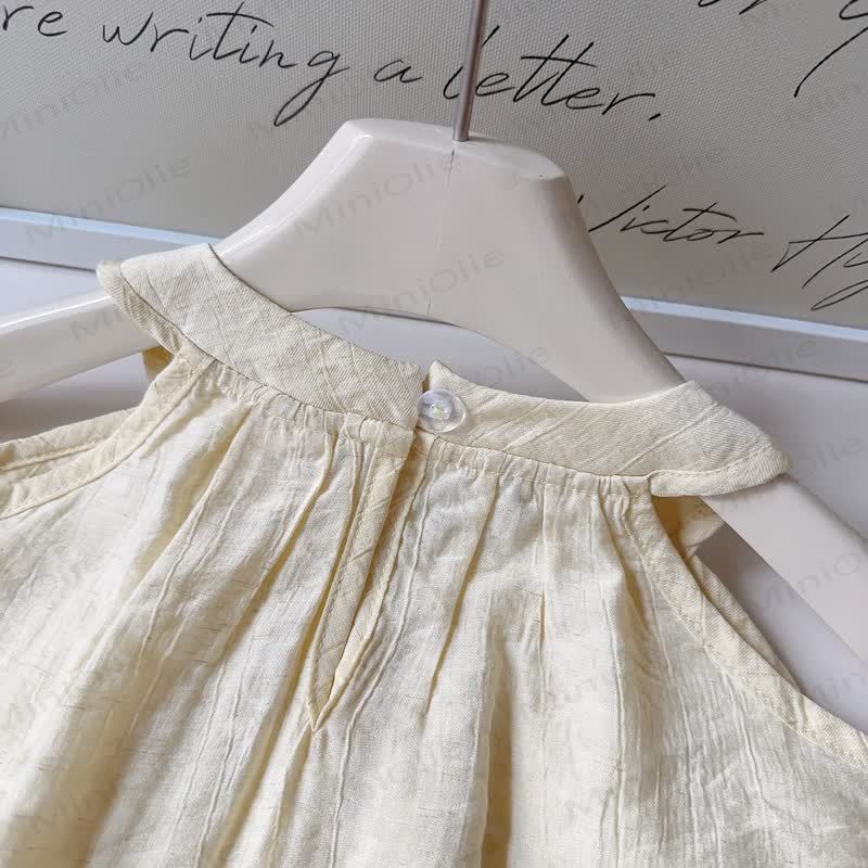 Set aus Tanktop und Hose in Einfarbig für Kleinkind-Mädchen  - image 6