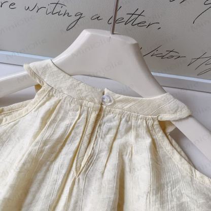 Set aus Tanktop und Hose in Einfarbig für Kleinkind-Mädchen  - image 6