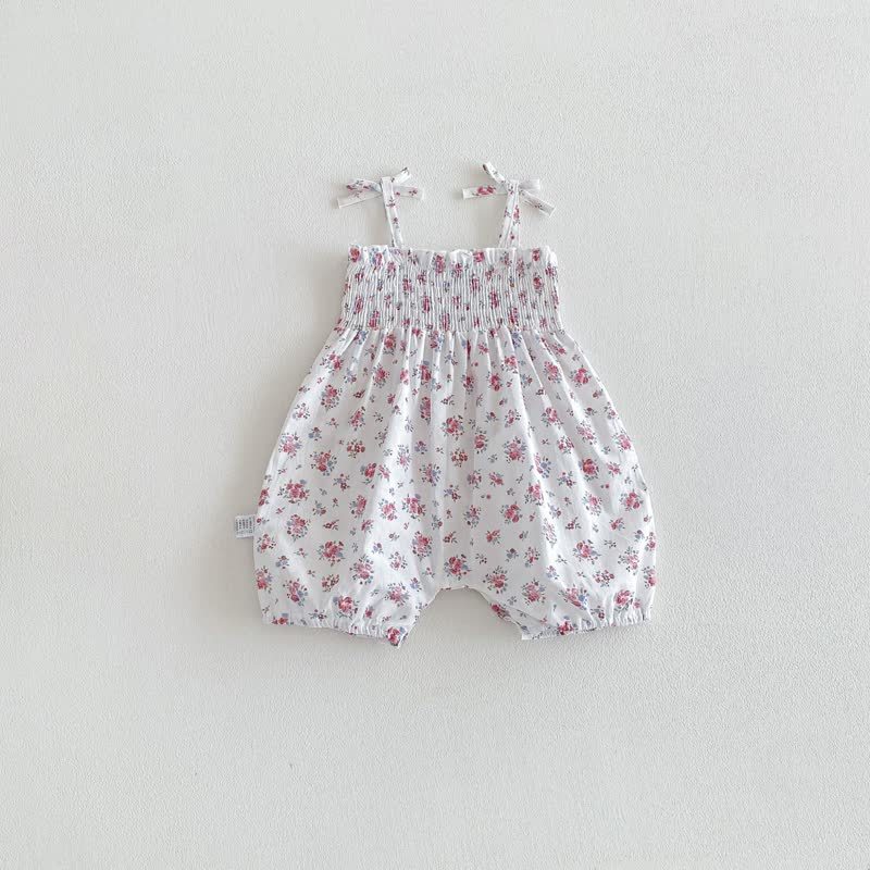 Baby Strampler, Einfarbig/ mit Blumen, Strampler - image 5