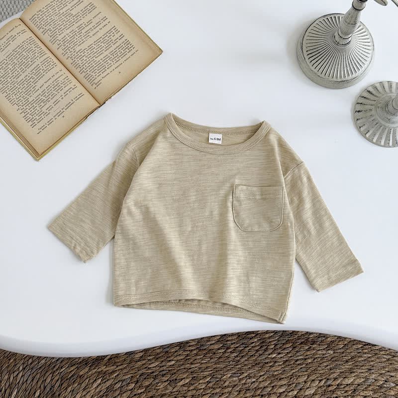 Baby -T-Shirt mit Einfarbig - Gelb - 2-3J - image 3
