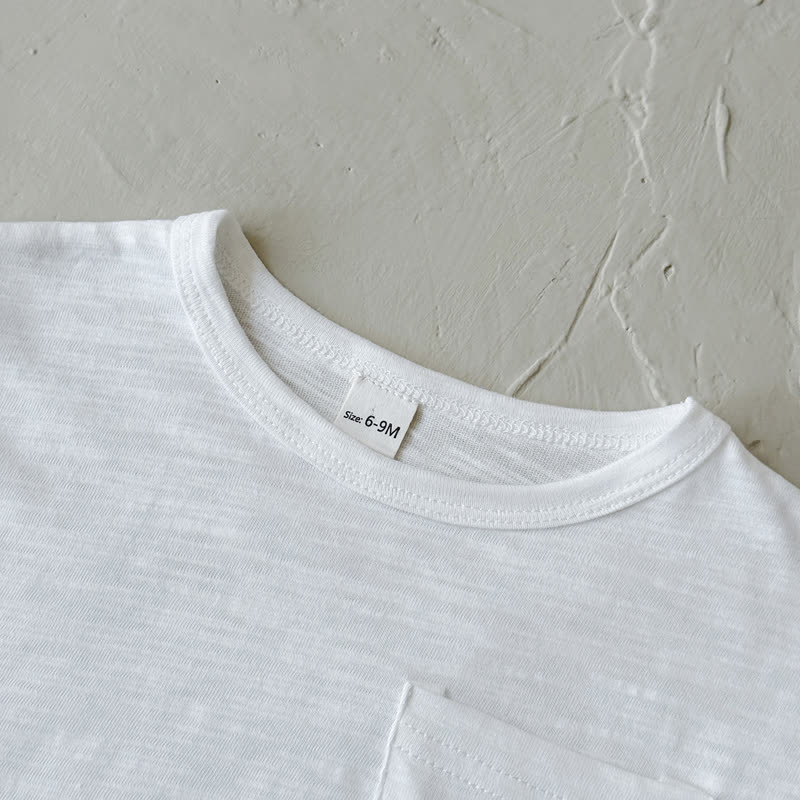 Baby -T-Shirt mit Einfarbig - image 5