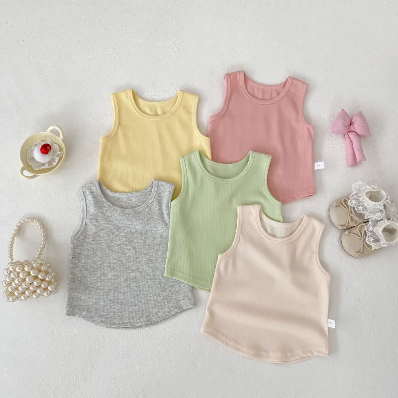Baby Mädchen Tanktop in Einfarbig - image 1