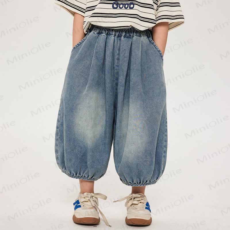 Hose für Kleinkind-Jungen , Denim Blau - Blau - 8-9J - image 1