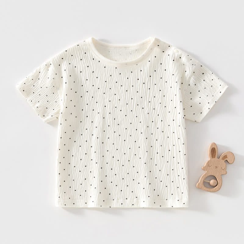Baby Punkt/ Bär T-Shirt - Weißer Punkt - 3-4J - image 2