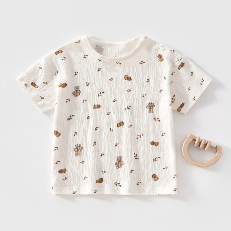 Baby Punkt/ Bär T-Shirt - Weißer Bär - 3-4J - image 3