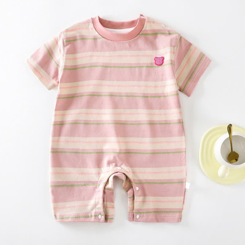 Baby Bär Striped Strampler - Rosa - 2-3J - image 4