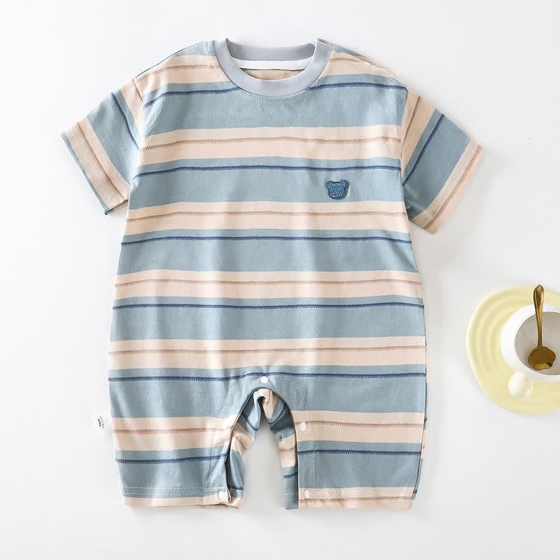 Baby Bär Striped Strampler - Blau - 2-3J - image 3