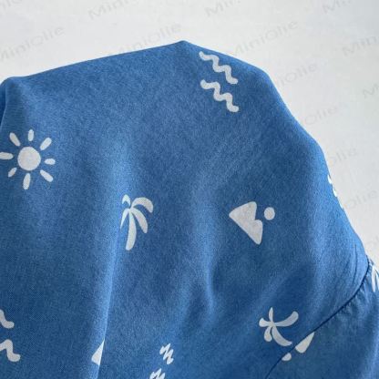 Set aus Spitze und Shorts mit Palmenmuster für Baby und Kleinkind-Jungen) - image 4