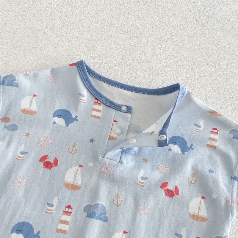 Strampler Baby -Strampler mit Tier , Geometrie- und Spielplatzmotiven - image 7