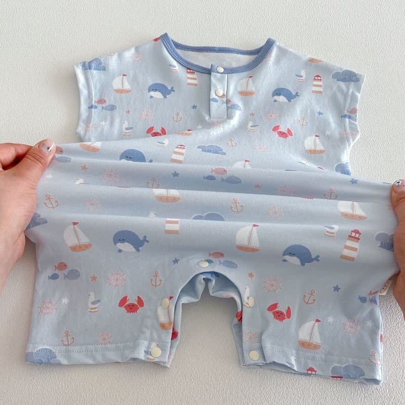 Strampler Baby -Strampler mit Tier , Geometrie- und Spielplatzmotiven - image 10