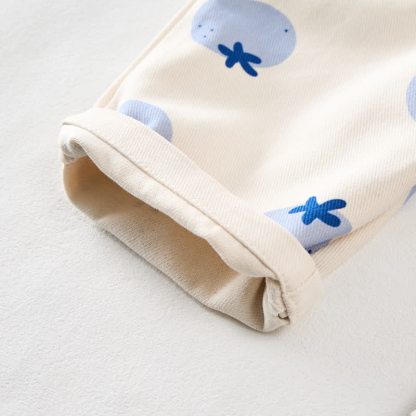 Latzhose für Baby und Kleinkind mit Blaubeermuster, Allover-Print und Overalls  - image 5