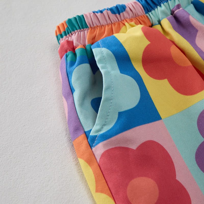 Plaid Bunt Blume für Baby - image 4