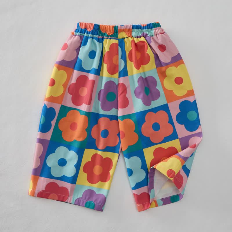 Plaid Bunt Blume für Baby - image 3