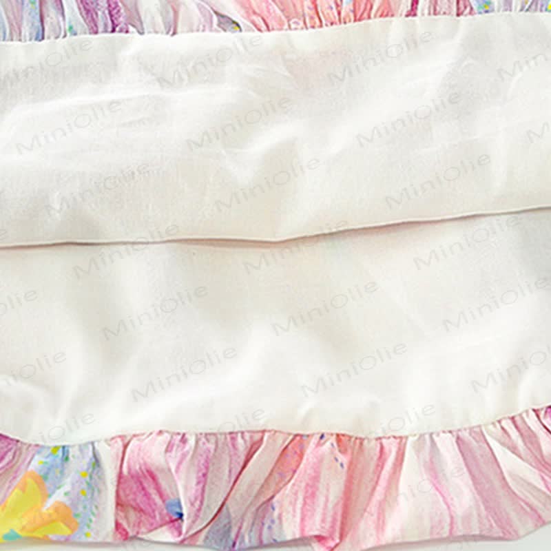 Kleid mit Blumenmuster aus Blumen für Kleinkind-Mädchen - image 6