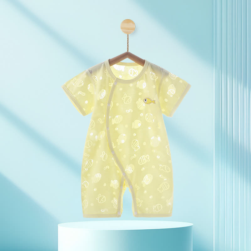 Sommer Strampler mit Baby - Gelb - 12-18M - image 4