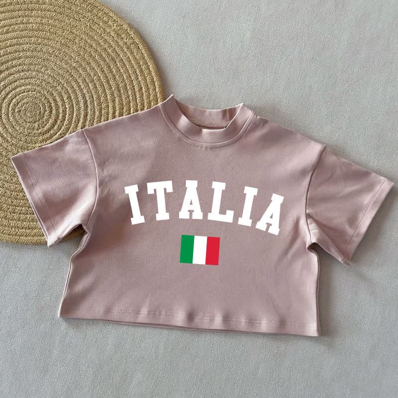 ITALIA Baby Sommer Freizeit-T-Shirt - Rosa - 2-3J - image 3