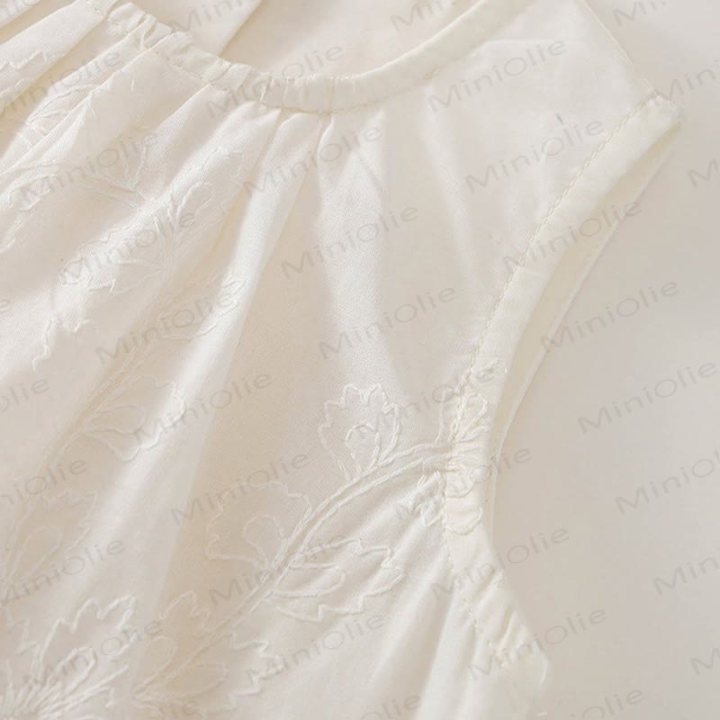 Set aus Tanktop mit Lace und Streifen Hose für Kleinkind-Mädchen - image 4