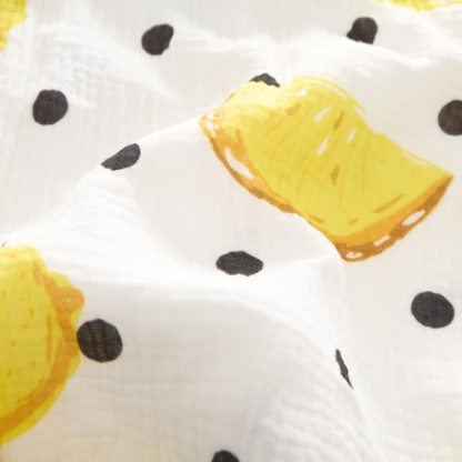 Baby Strampler mit Zitronen- und Punktmuster Hut - image 5