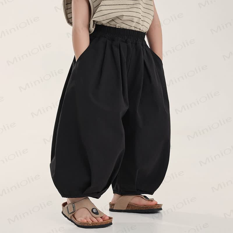 Kleinkind-Jungen Einfarbig in Hose - Schwarz - 8-9J - image 2