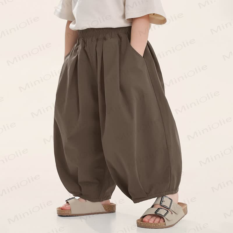 Kleinkind-Jungen Einfarbig in Hose - Braun - 8-9J - image 1