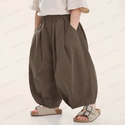 Kleinkind-Jungen Einfarbig in Hose - Braun - 8-9J - image 1