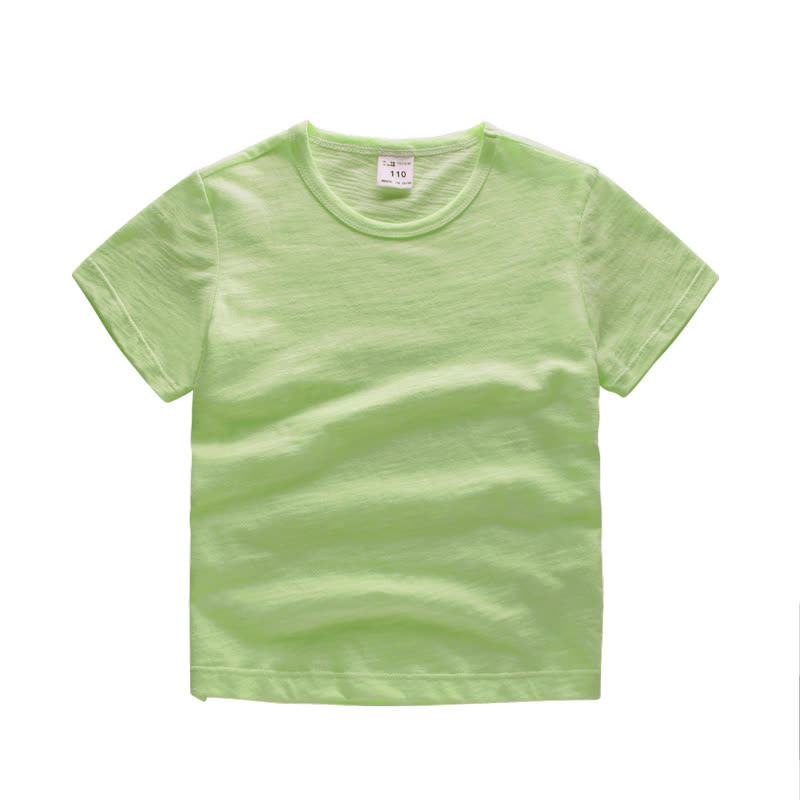 Kleinkind T-Stück in Einfarbig - Grün - 7-8J - image 7