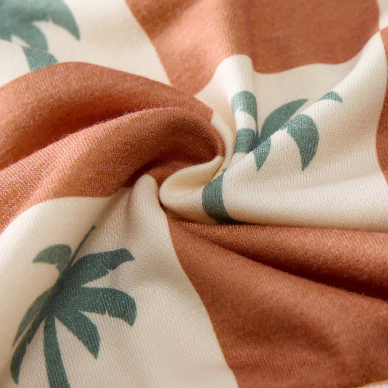 Baby Kariert Kokosnussbaum-Weiß 2-teiliges Set - image 6