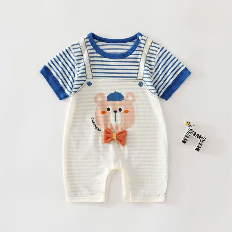 Baby Strampler mit Tier und Strampler - Blau - 1-2J - image 2