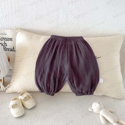Baby Baumwollhose , Einfarbig - Grau - 2-3J - image 4