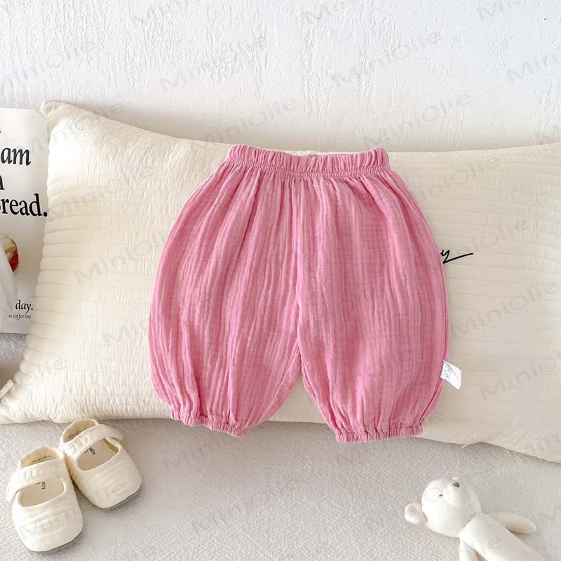 Baby Baumwollhose , Einfarbig - Rosa - 2-3J - image 6