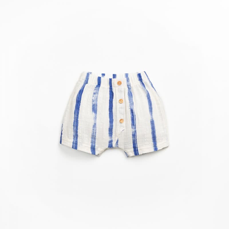Set aus Hemd und Shorts für Baby und Kleinkind-Jungen) aus Baumwolle , Blau Streifen oder mit Wassermelonenmuster, passend zum Set - image 6