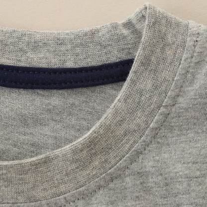 Graues T - Shirt mit Nashorn- und Giraffenmotiv für Kleinkinder - image 3