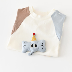 THE ELEPHANT Baby Jungen-Strampler , Beige , Strampler - image 3
