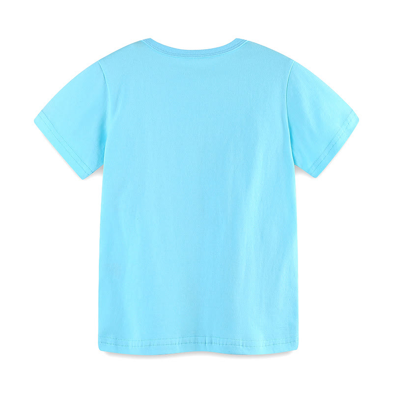 Kleinkind Jungen-T- T-Stück mit Blau Bagger -Print und Rundhalsausschnitt - image 2