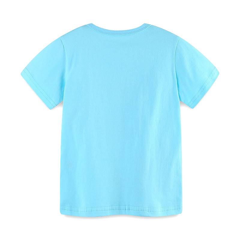 Kleinkind Jungen-T- T-Stück mit Blau Bagger -Print und Rundhalsausschnitt - image 2