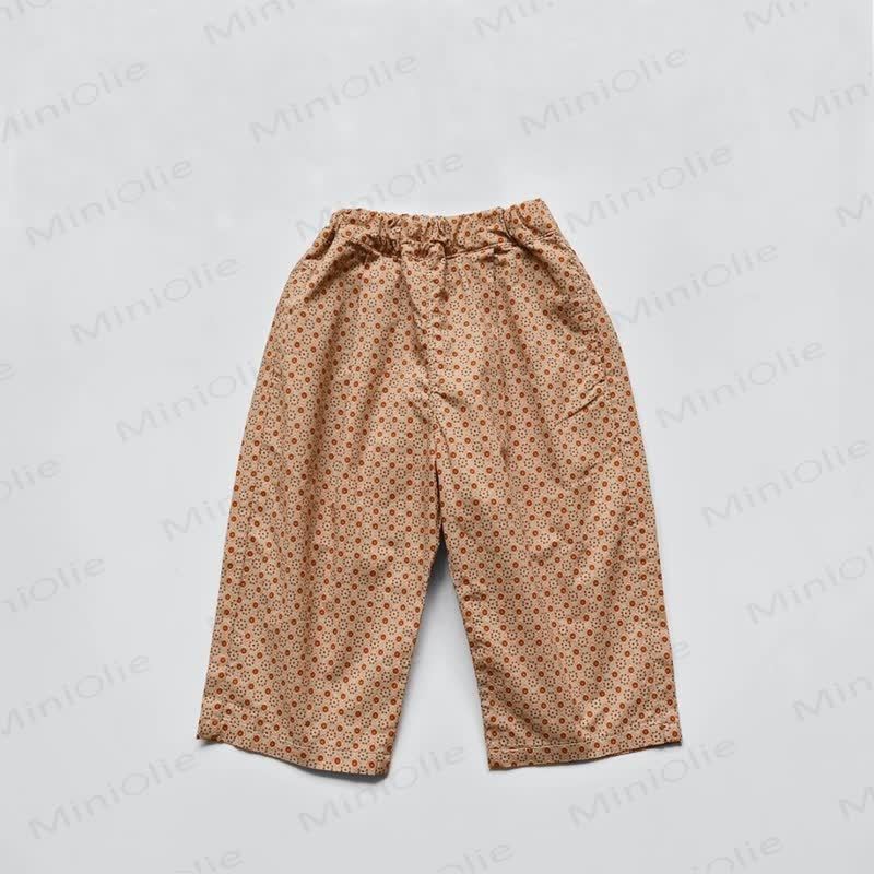 Baumwollhose mit Punktmuster für Kleinkind - Orange - 4-5J - image 3