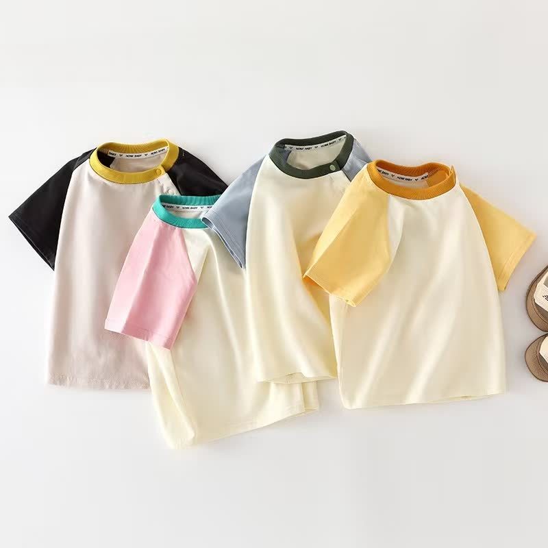 Raglan-T-Shirt mit Schulterknöpfen für Baby und Kleinkind - image 1