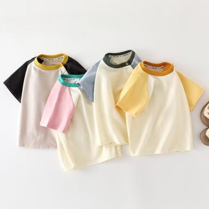Raglan-T-Shirt mit Schulterknöpfen für Baby und Kleinkind - image 1