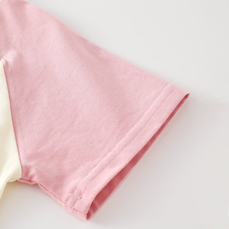 Raglan-T-Shirt mit Schulterknöpfen für Baby und Kleinkind - image 8