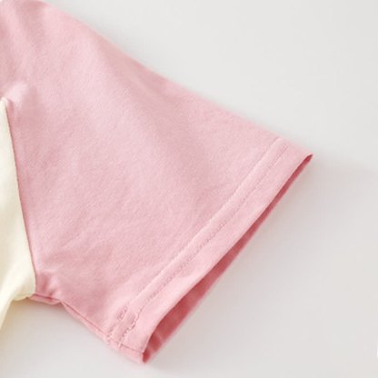 Raglan-T-Shirt mit Schulterknöpfen für Baby und Kleinkind - image 8