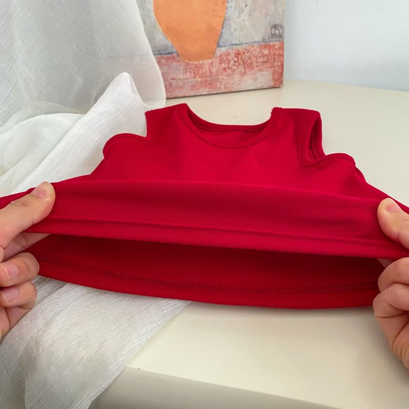 Zweiteiliges Set aus Tanktop und Overalls mit Tier aus Baumwolle für Baby und Mädchen - image 3