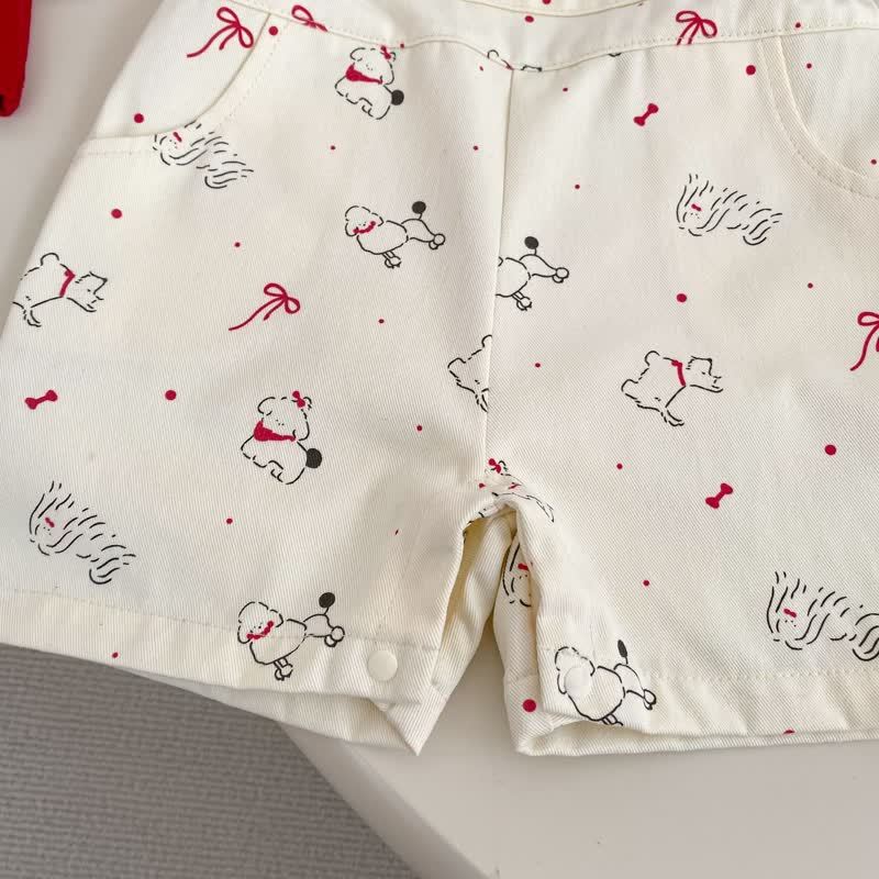 Zweiteiliges Set aus Tanktop und Overalls mit Tier aus Baumwolle für Baby und Mädchen - image 9