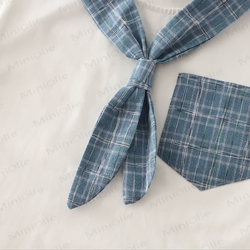 Set aus kariertem Plaid - T-Stück und Shorts für Kleinkind-Jungen) - image 5