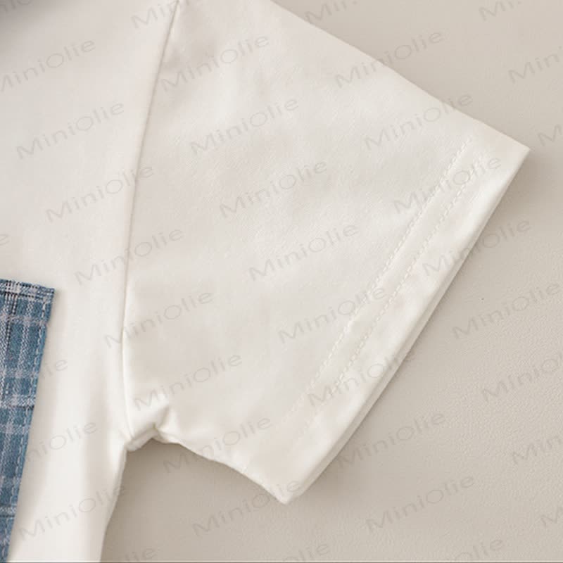 Set aus kariertem Plaid - T-Stück und Shorts für Kleinkind-Jungen) - image 6